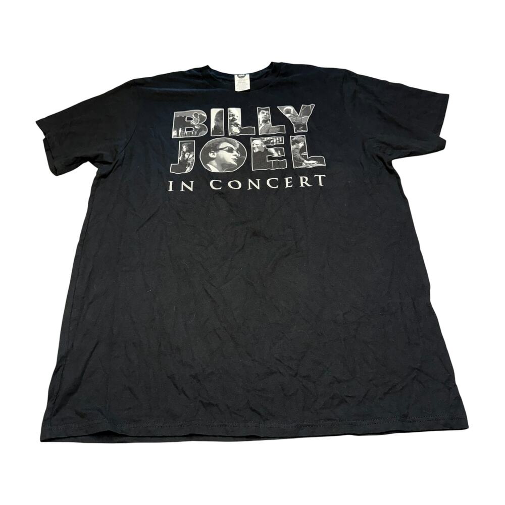 Billy Joel In Concert 2015 Tour Tee XXXL Black Cotton
